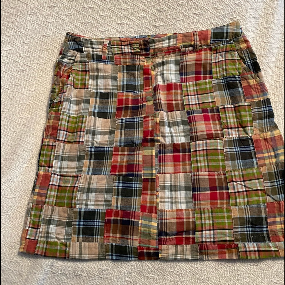 BMoss plaid skirt